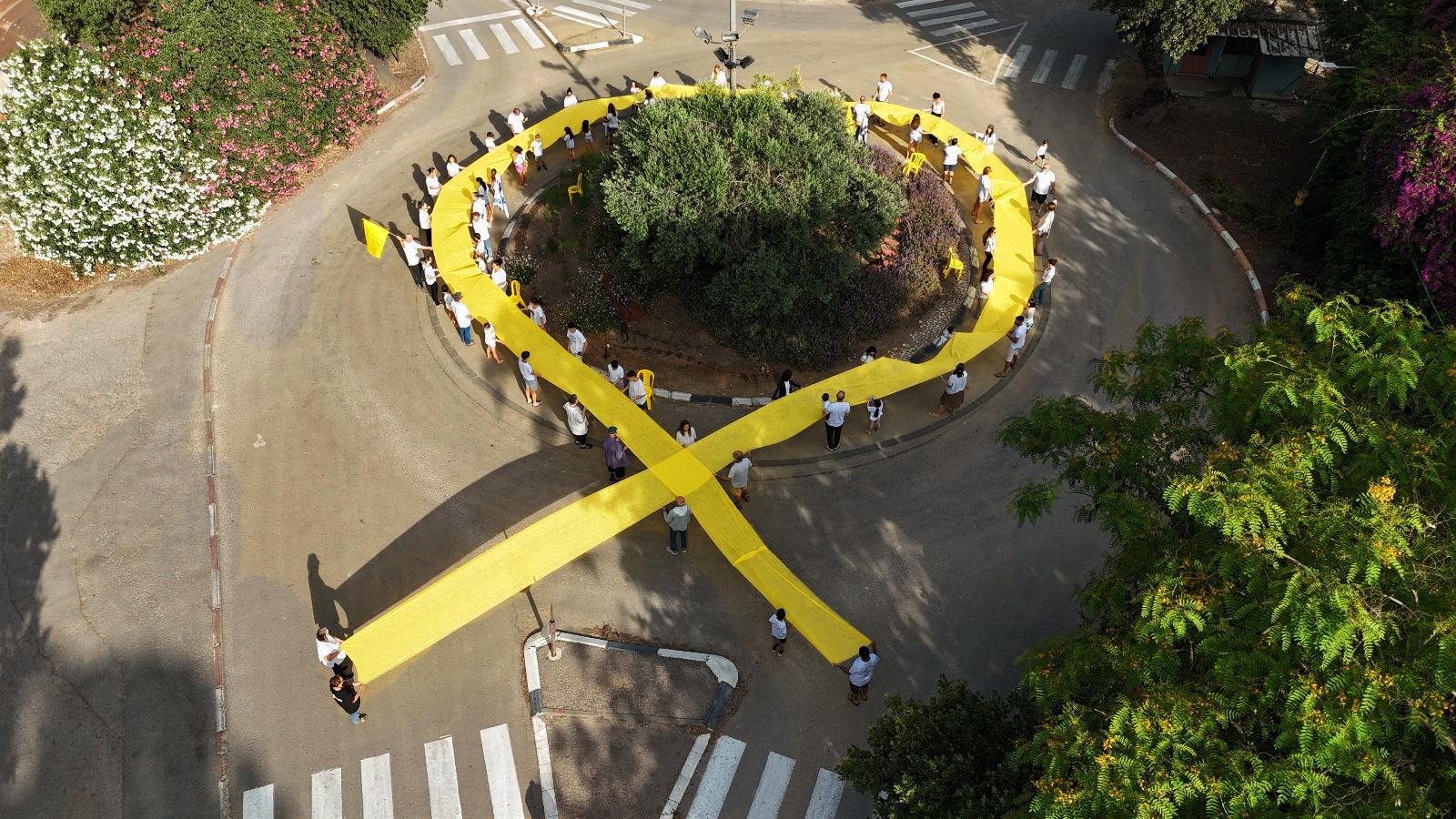 מיצג היום ה-600 בקיבוץ כפר גליקסון. (צילום: דוברות התנועה הקיבוצית)