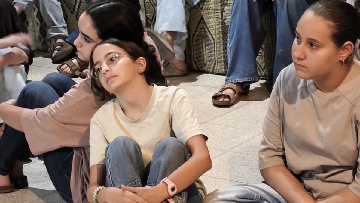 מתוך המופע של מקהלת "נונה" בערב (צילום: התנועה הקיבוצית)