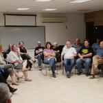 במפגש עם חברי הקיבוצים בקטורה