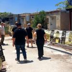 סיור בשכונת הדור הצעיר בכפר עזה